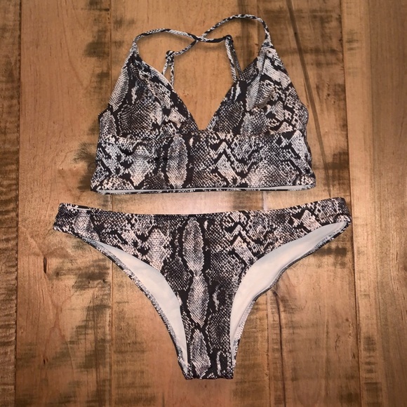 H&M Other - NWOT H&M snake skin bikini